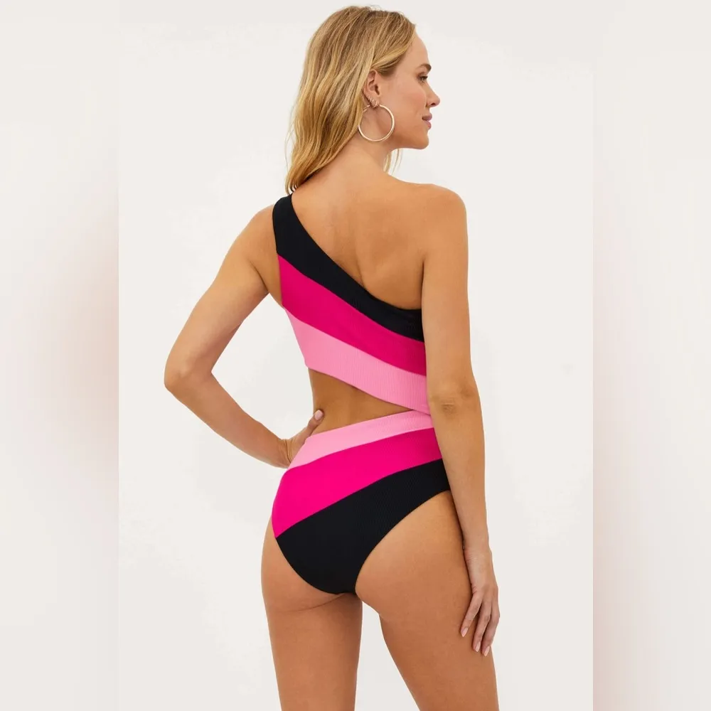 Beach Riot Joyce One Piece Amour Colorblock, size Medium , BRAND NEW, $168 - Image 5