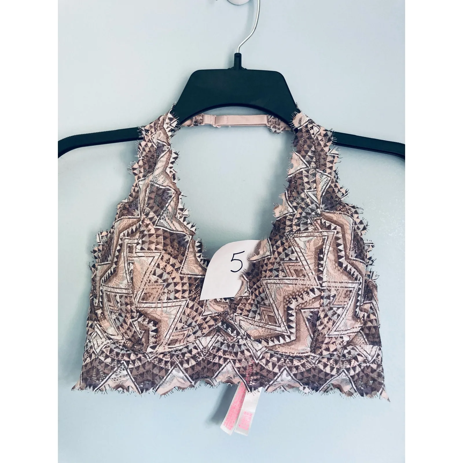 Victoria's Secret Bralette Halter Small Aztec Print - Image 10