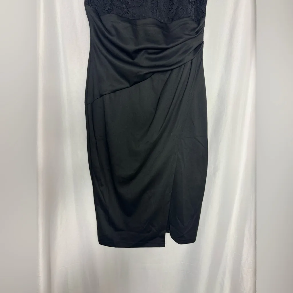 Grace Karin Women's Black Lace Cocktail Party Dress Cap Sleeve NWT Small - Image 9