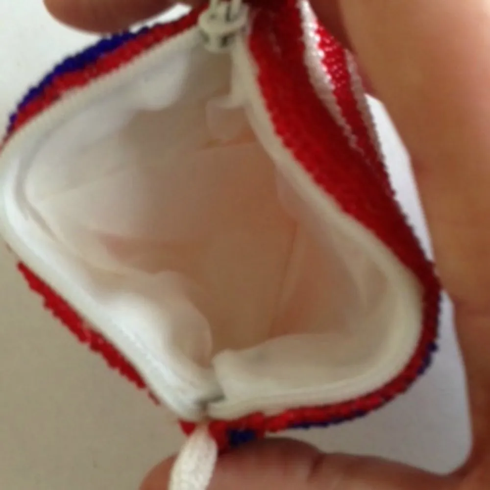 American Flag Coin Purse Wristlet Beaded New Patriotic Veteran Memorial … - Image 2