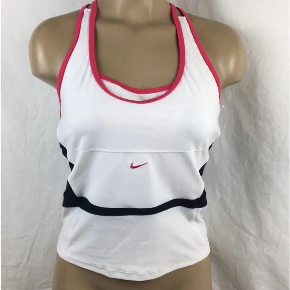 Nike SET Black Side Ruched Dri-Fit Sport Shorts & Racerback Top M L - Image 4