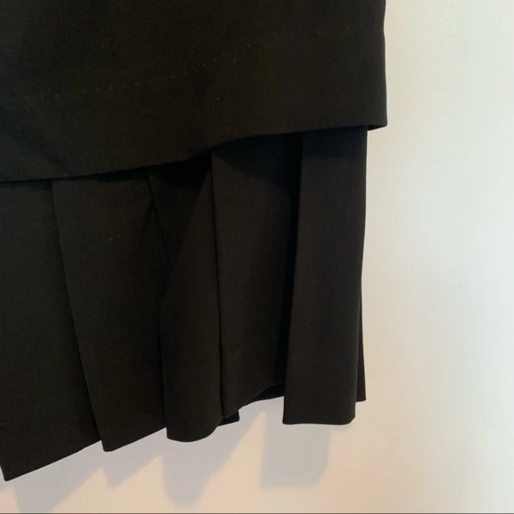 Carlisle Black Skirt with Pleated Layer - Image 3