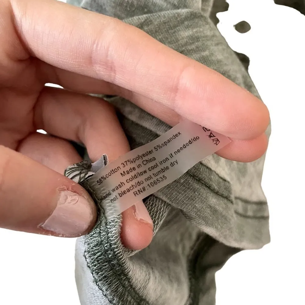 Central Park green oversized 3/4 sleeve top classic sweater comfort - Image 5