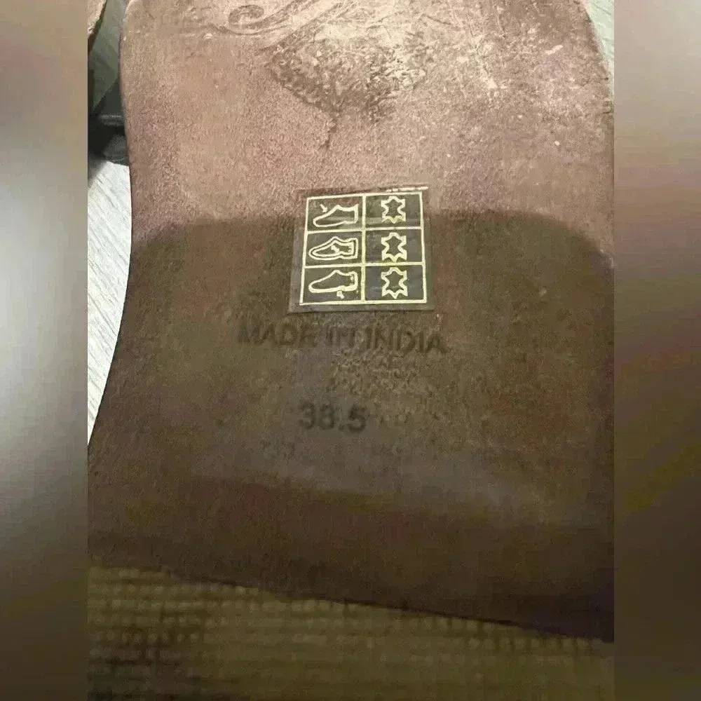 Free People Romeo Leather Wrap Sandals Mocha Brown $98 Fairy Peasant Hippie - Image 4