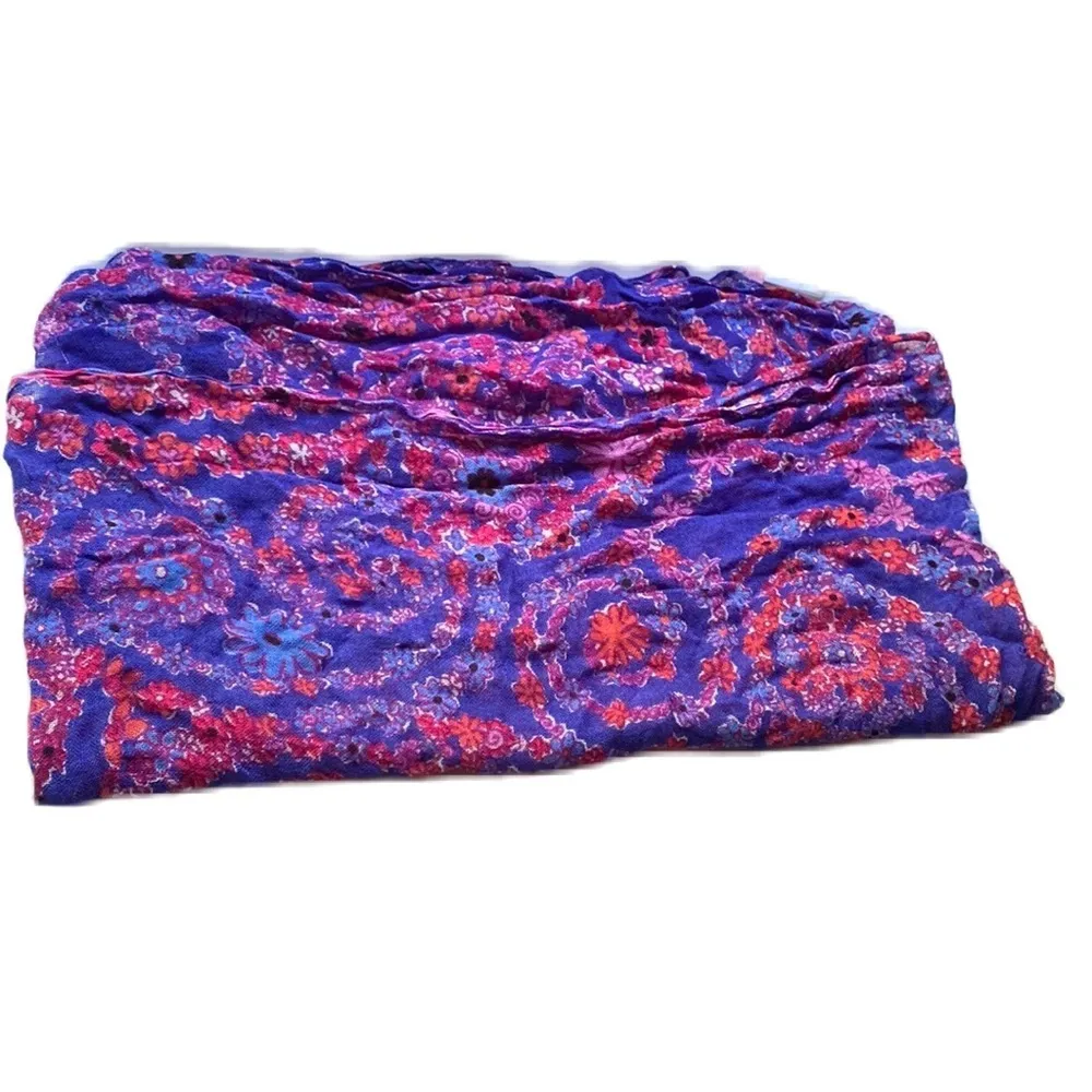 Lilly Pulitzer Infinity‎ Scarf Floral Rayon Light Scarf - Image 2