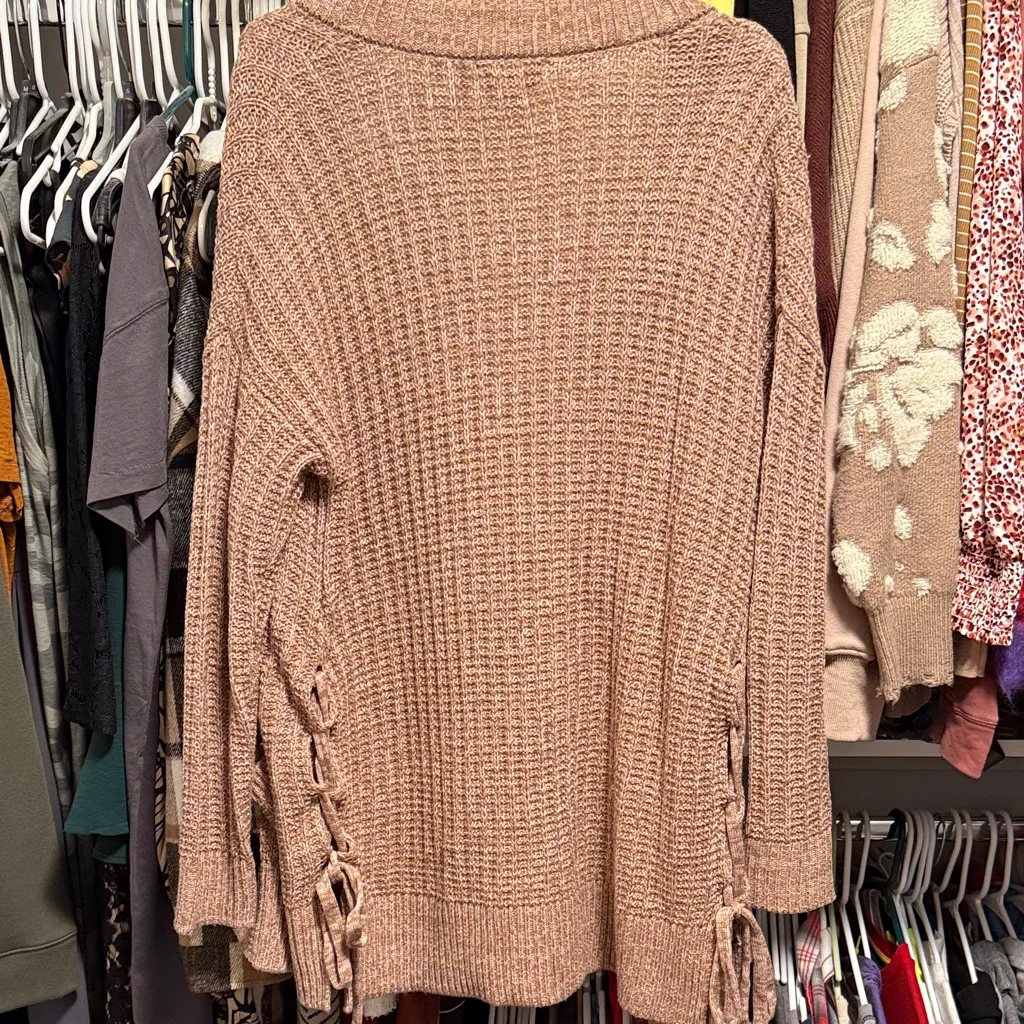 Altar’d State Mauve Knit Cardigan - Image 5