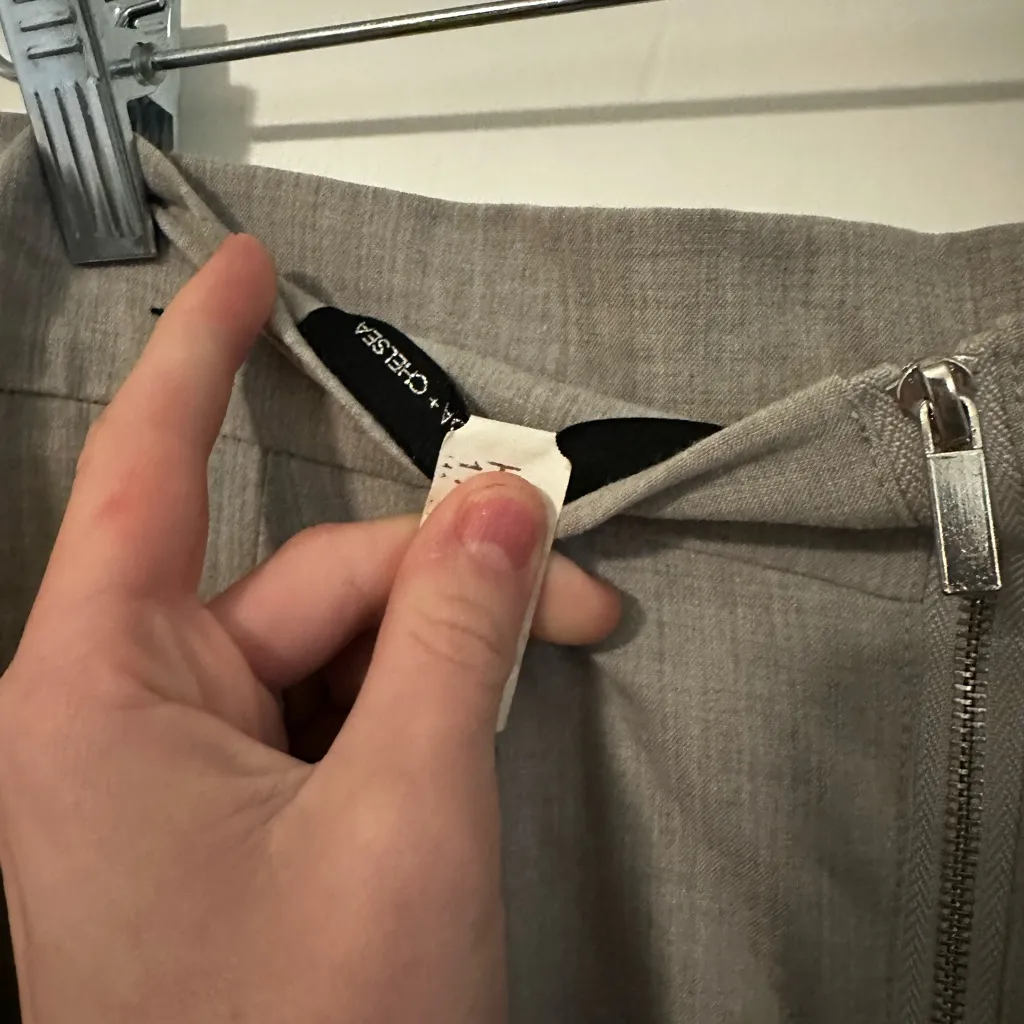 Amanda & Chelsea Colorblock Gray and Black Women's Skirt Size 12 - Image 5