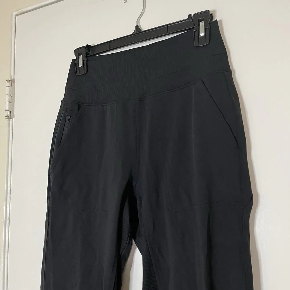 ATHLETA black pull on knit tapered jogger pants size US XS - Image 2
