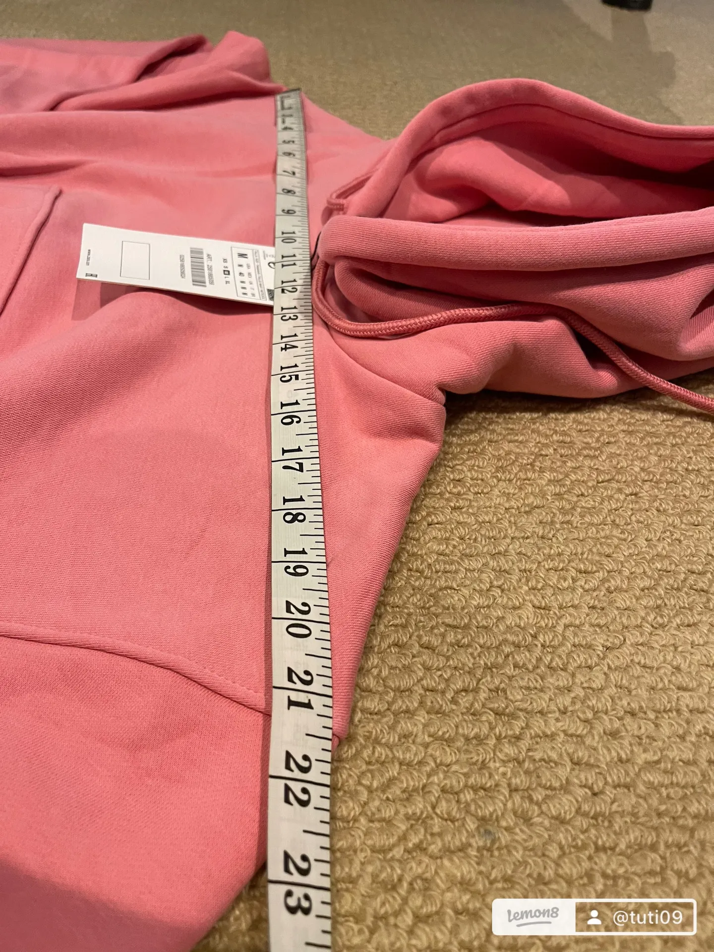 Long Sleeve Sweatsuit Set With Hoodie And Wide Leg Size S - Image 4