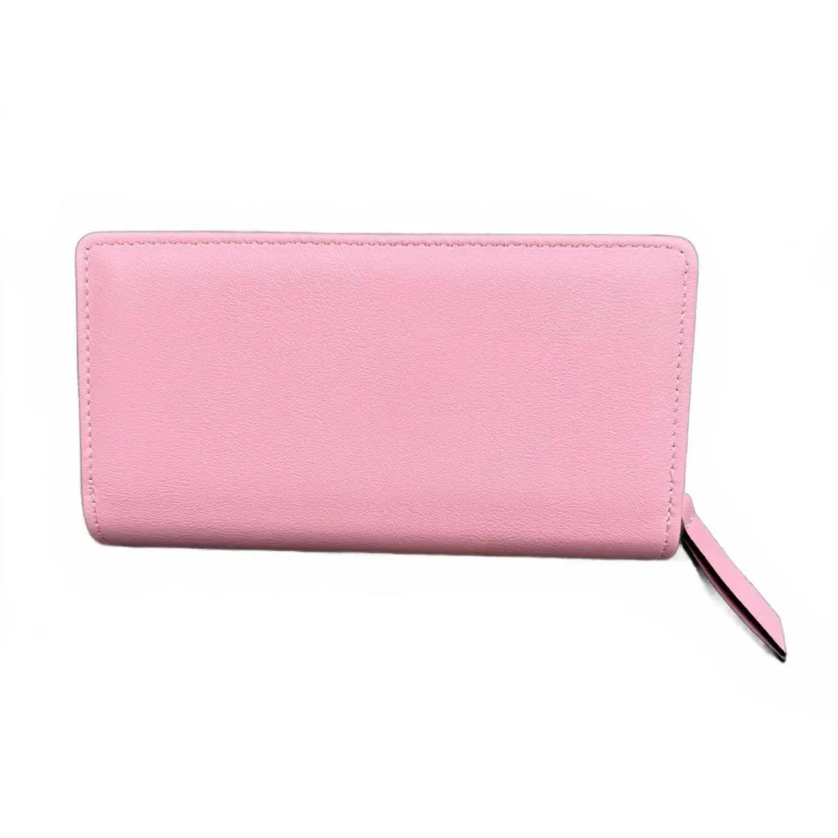 New Women's Pink Envelope Wallet with Cutout Gold Leaves Floral Bills Coins ID - Image 2