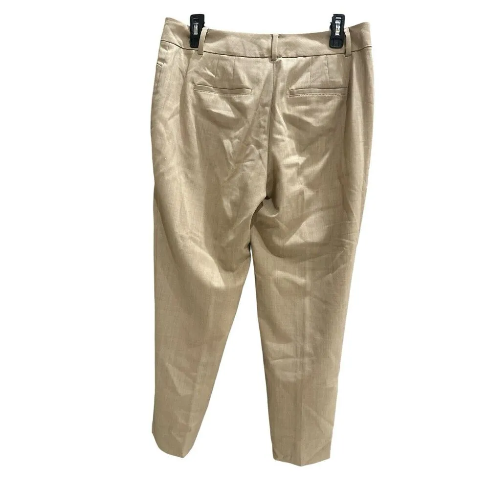 White House Black Market Women's Taper Ankle Dress Pants Size 6R Brown - Image 3