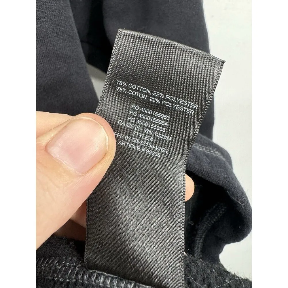 TNA Cozy Fleece Mega Hoodie Women Small Black Fleece Lined Minimalist Cozycore - Image 5