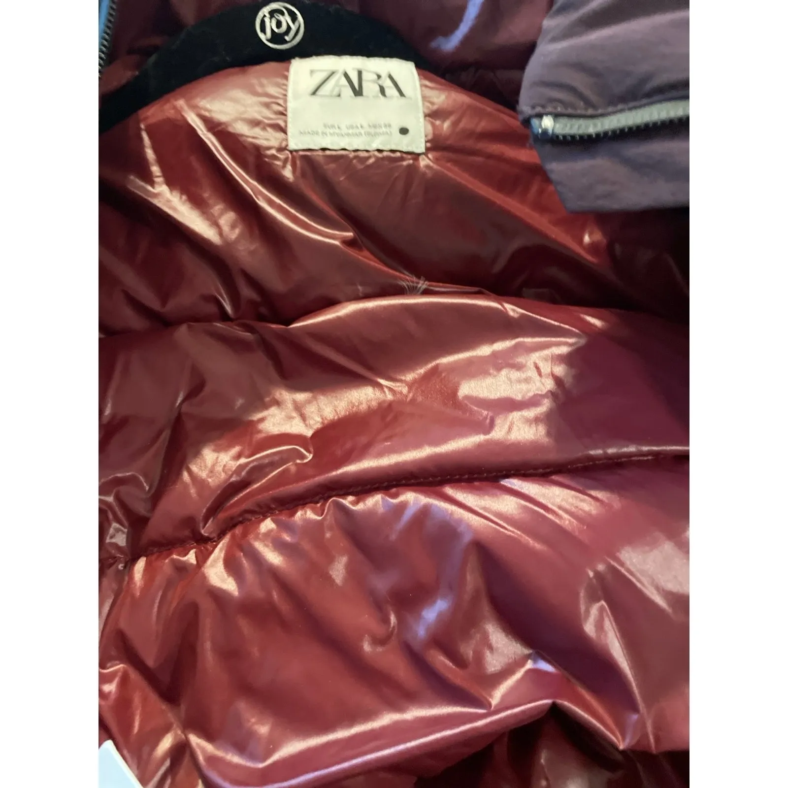 Zara Down‎ Duck Copped Puffer Jacket - Image 9