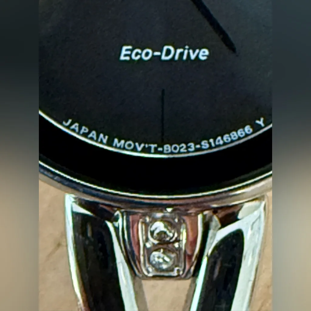 Citizen Eco-Drive Silhouette Solar Ladies Watch in Original Box Black Dial - Image 11