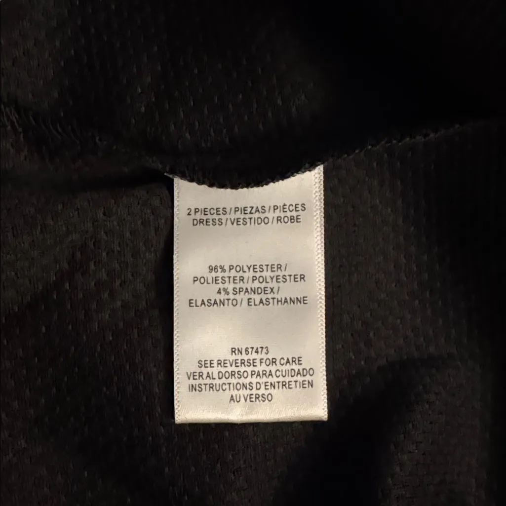 Danny & Nicole Floral Jacket and Dress Black Red White 18 NWT - Image 7