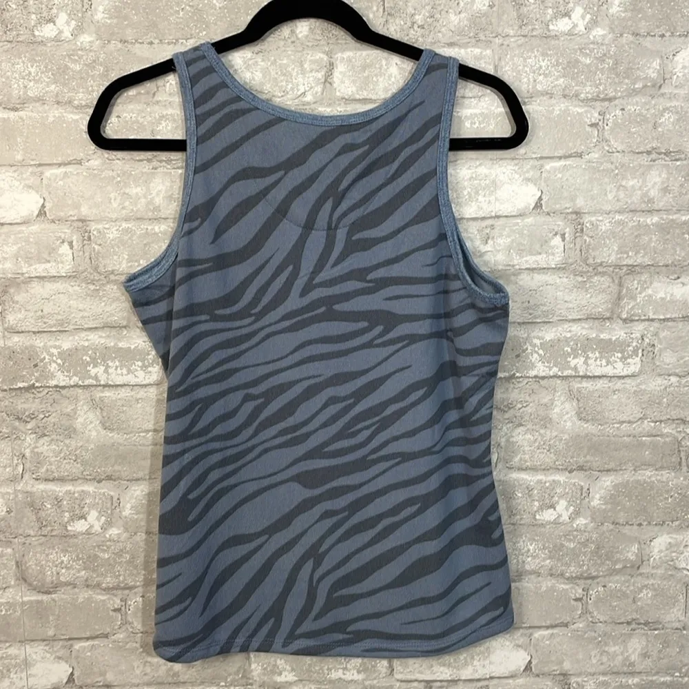 Karen Neuburger 3 Pieces Textured Pajama Set, Blue Size L - Image 12