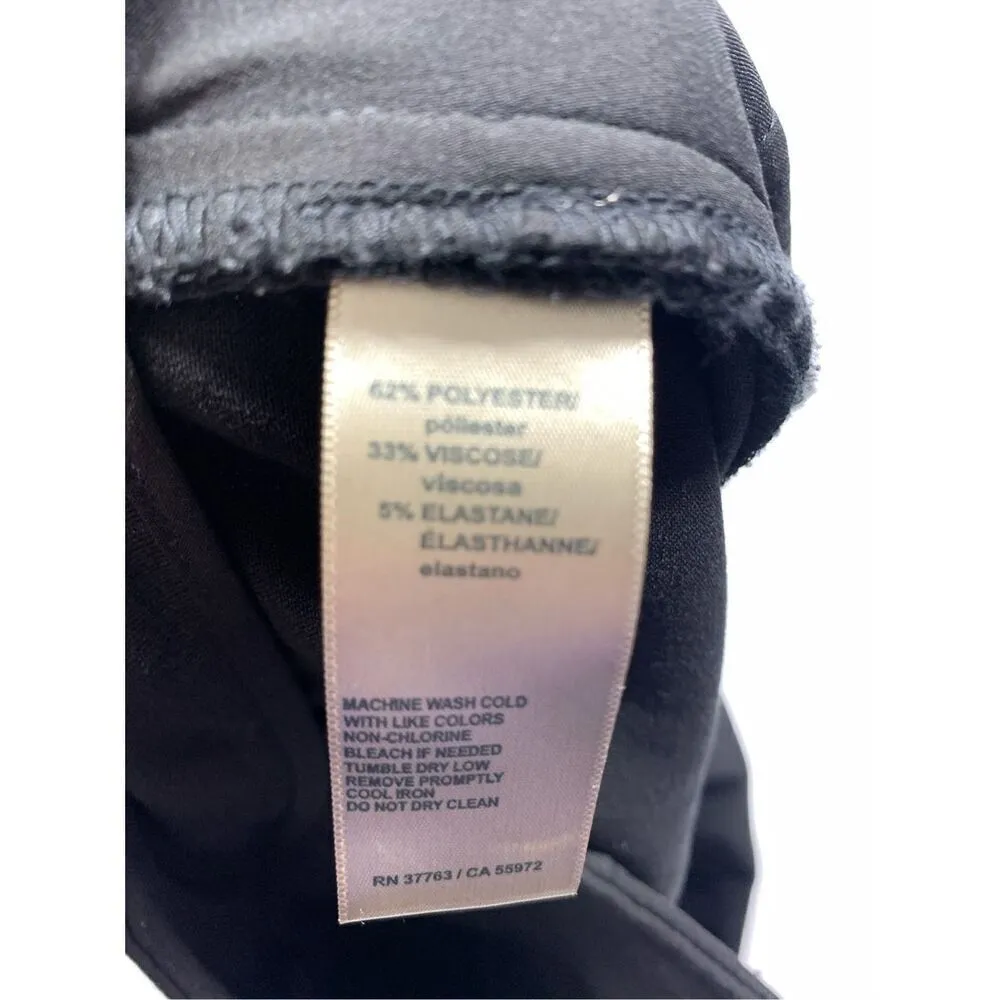 006 Rafaella curvy black flat front boot cut trouser size 16 - Image 3