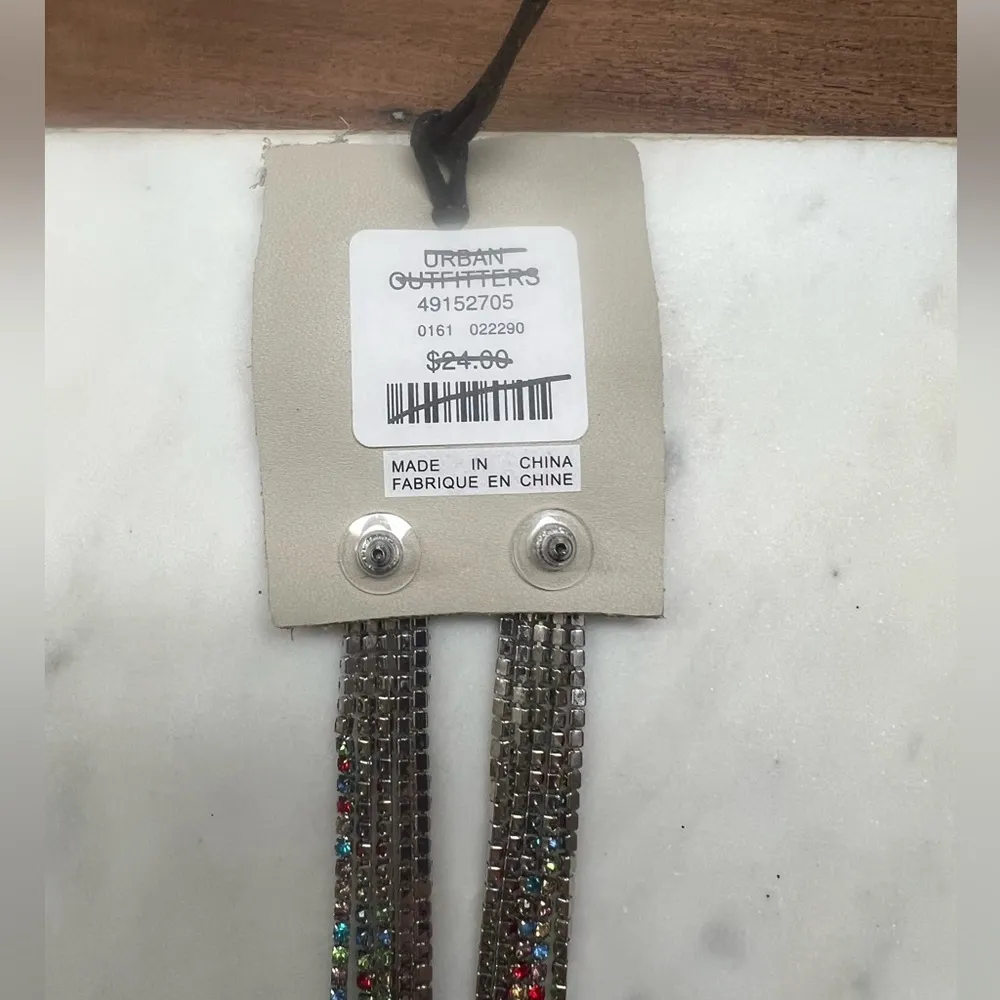 Urban Outfitters  colorful rhinestone earrings - Image 4