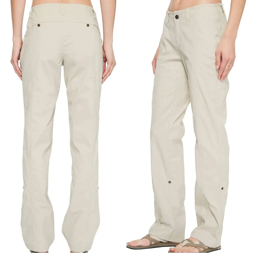 Royal Robbins Women’s Discovery III Pants Outdoor Hiking UPF 50+ in Sandstone 12 - Image 3