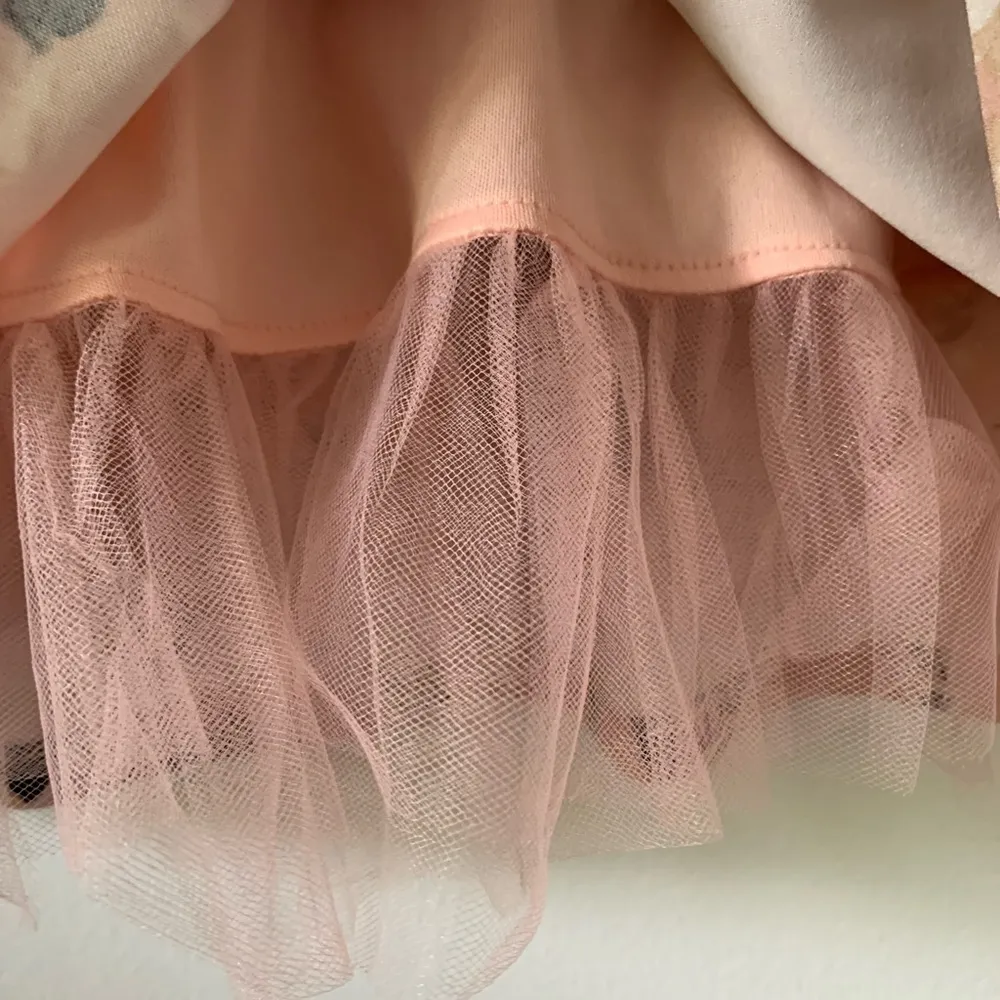 Pink Floral Cap Sleeves Flare Mini Juniors Dress - Image 10