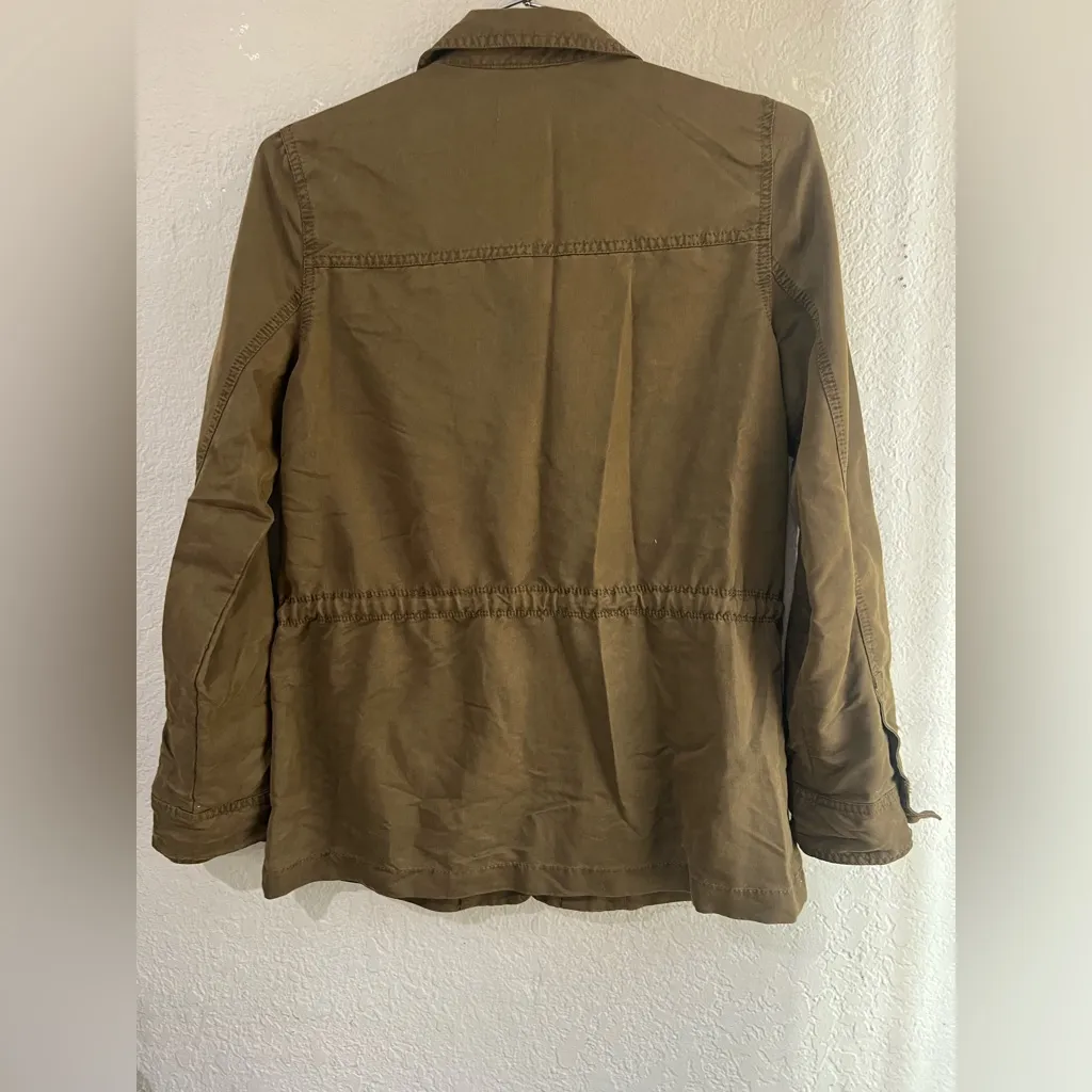 Hinge Seattle Army Green Utility Jacket Size S like new shape - Image 12
