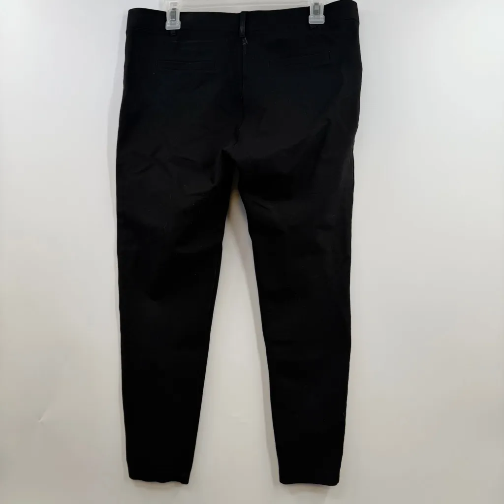 Betabrand Classic Dress Pant Yoga Pant Skinny black ponte pull on pants size L - Image 3