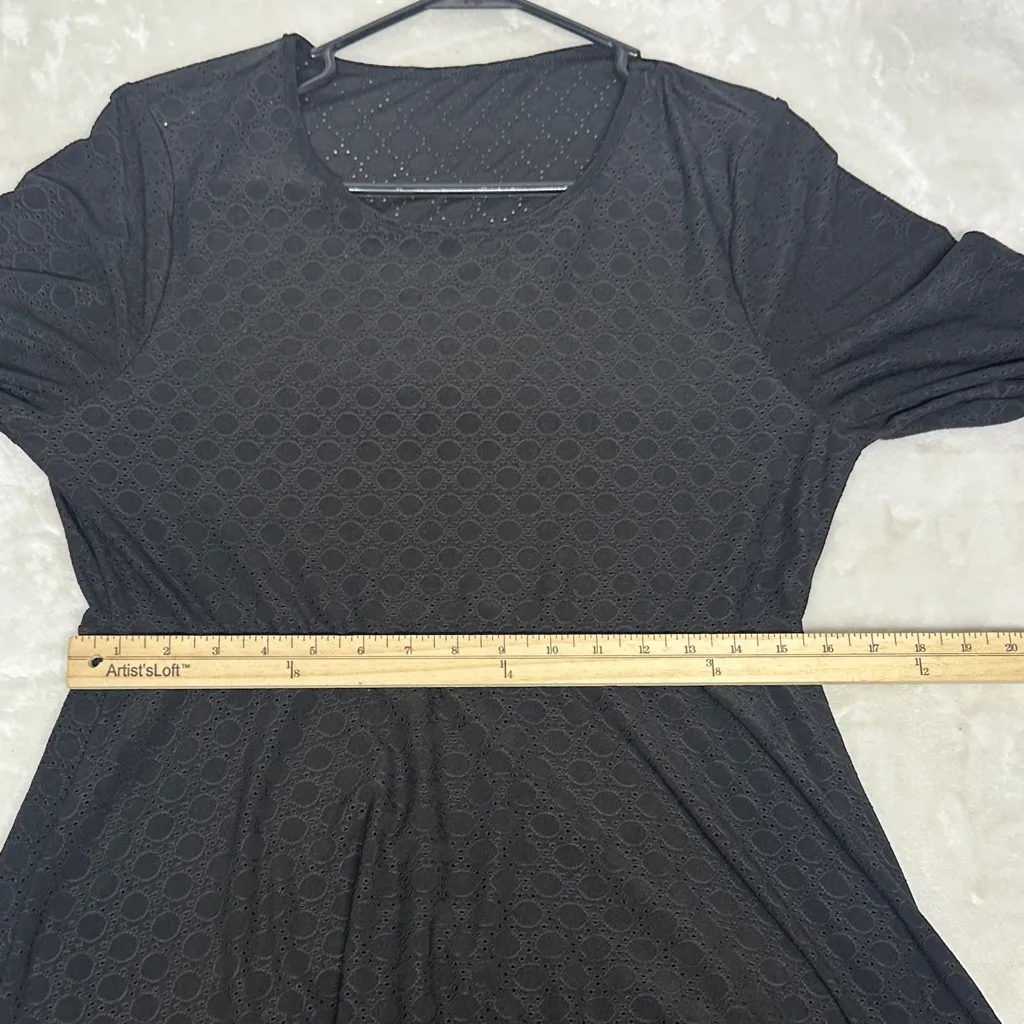 SHEIN Black Mini Dress wear with leggings or as dress - Image 11