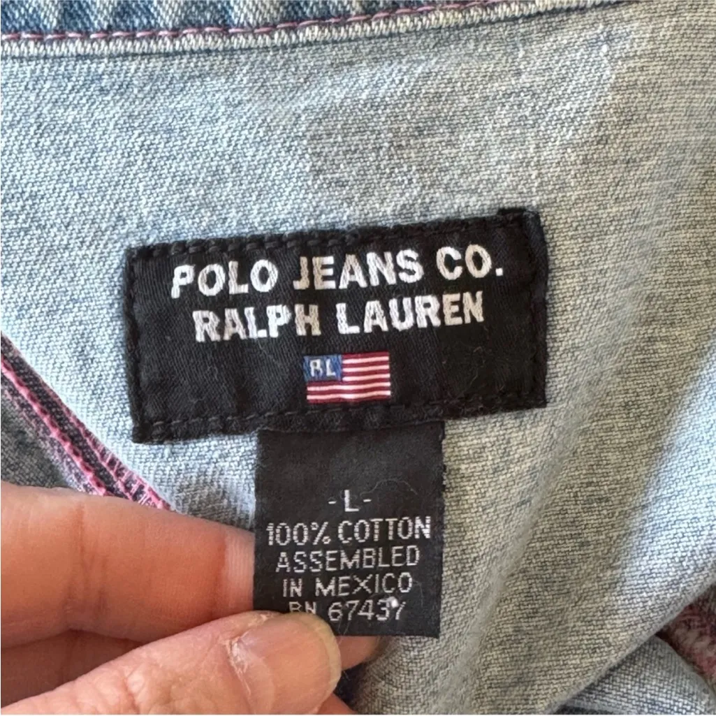 Polo Ralph Lauren Light Blue Denim Jacket - Image 5