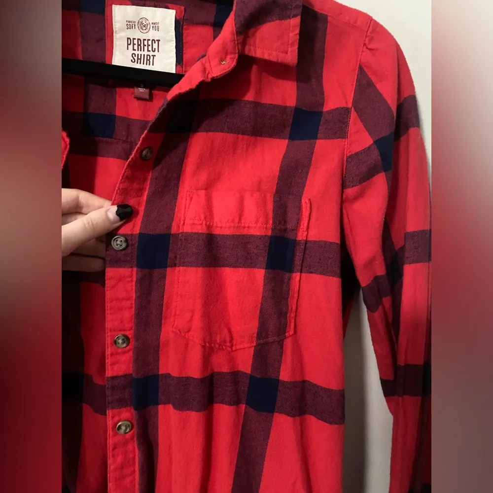 SO Perfect Shirt Plaid Shirt - Image 3