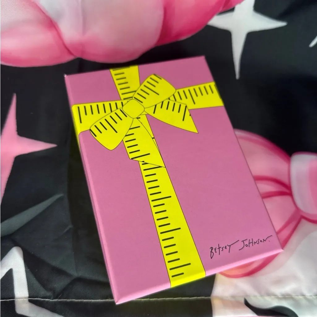 Betsey johnson Apple keychain purse charm - Image 3