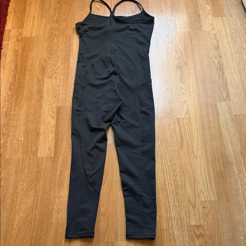 Aerie Sleek Black legging Jumpsuit Size M - Image 6