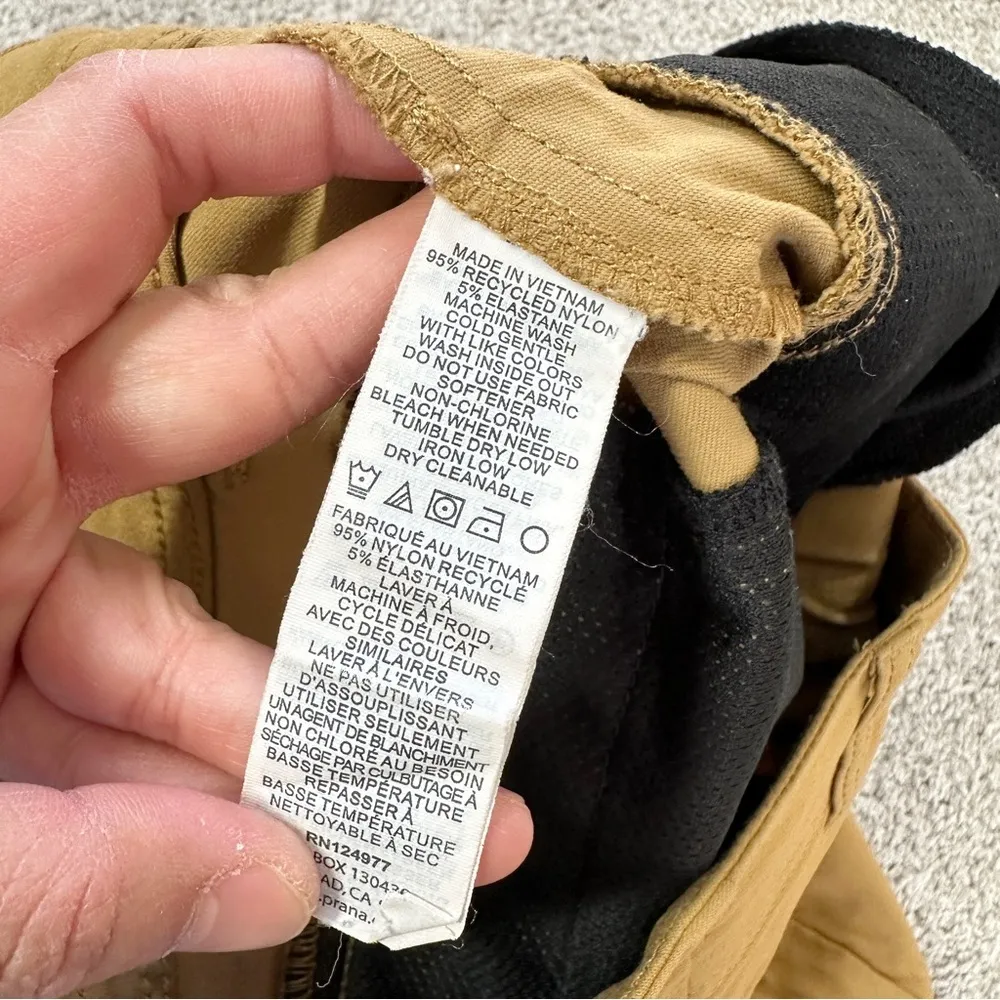 Prana Women’s Alana Short 5” Mid Rise Outdoor Hiking UPF 50+ Mustard Brown 4 - Image 11