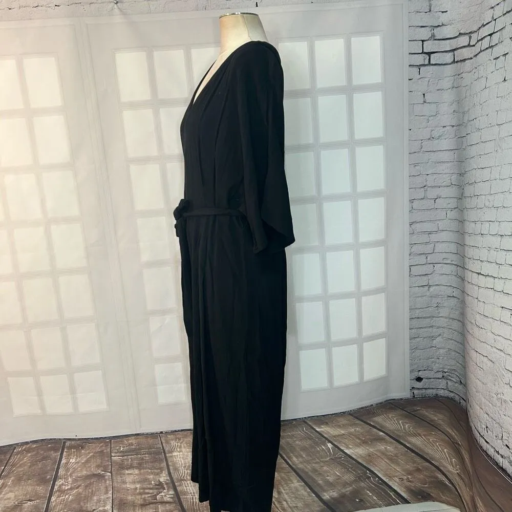 Gap Short-sleeve cropped wide leg tie waist jumpsuit size 20 - Image 7