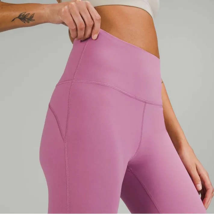 Lululemon Groove Super High Rise Flared Pant Nulu in Velvet Dust - Image 5