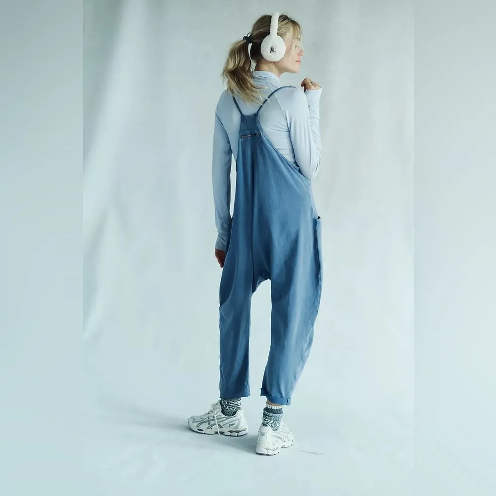 NWT Free People Hot Shot Onesie In Skyline. Currently Online On FP $70 Retail - Image 2