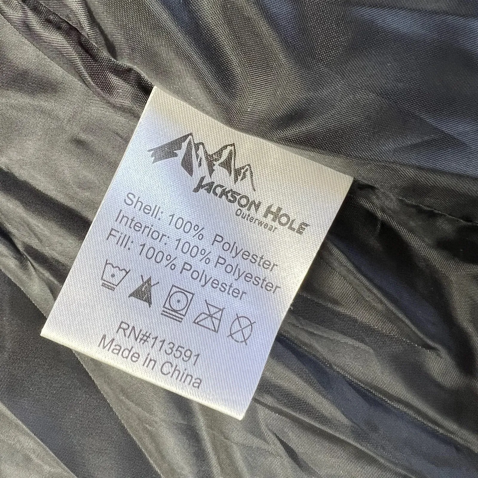 Puffer Vest Black Small Sleeveless Padded Outerwear Quilted Lightweight Full Zip - Image 4