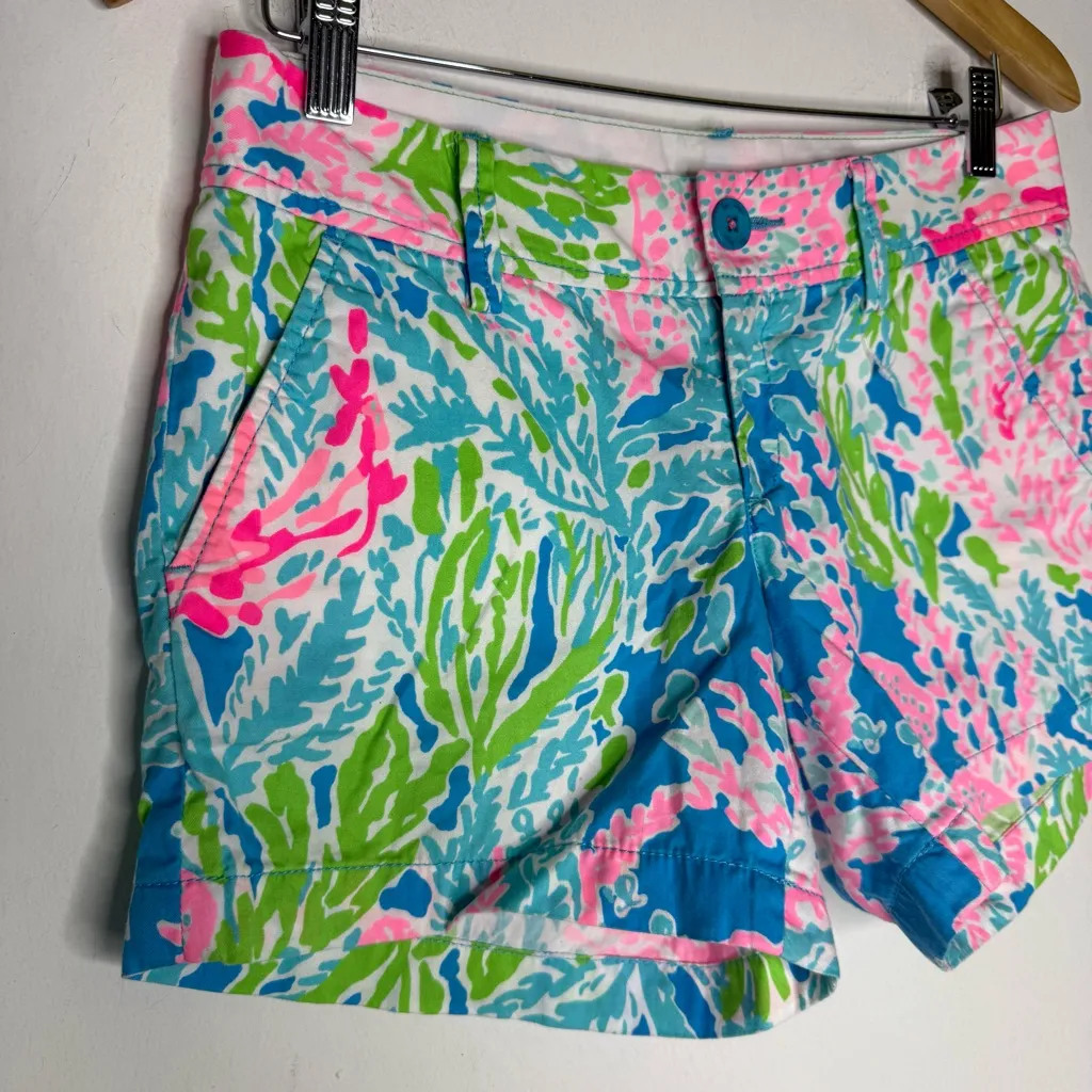 Lilly Pulitzer Callahan Shorts “Let’s Cha Cha” Print Size 2 - Image 5