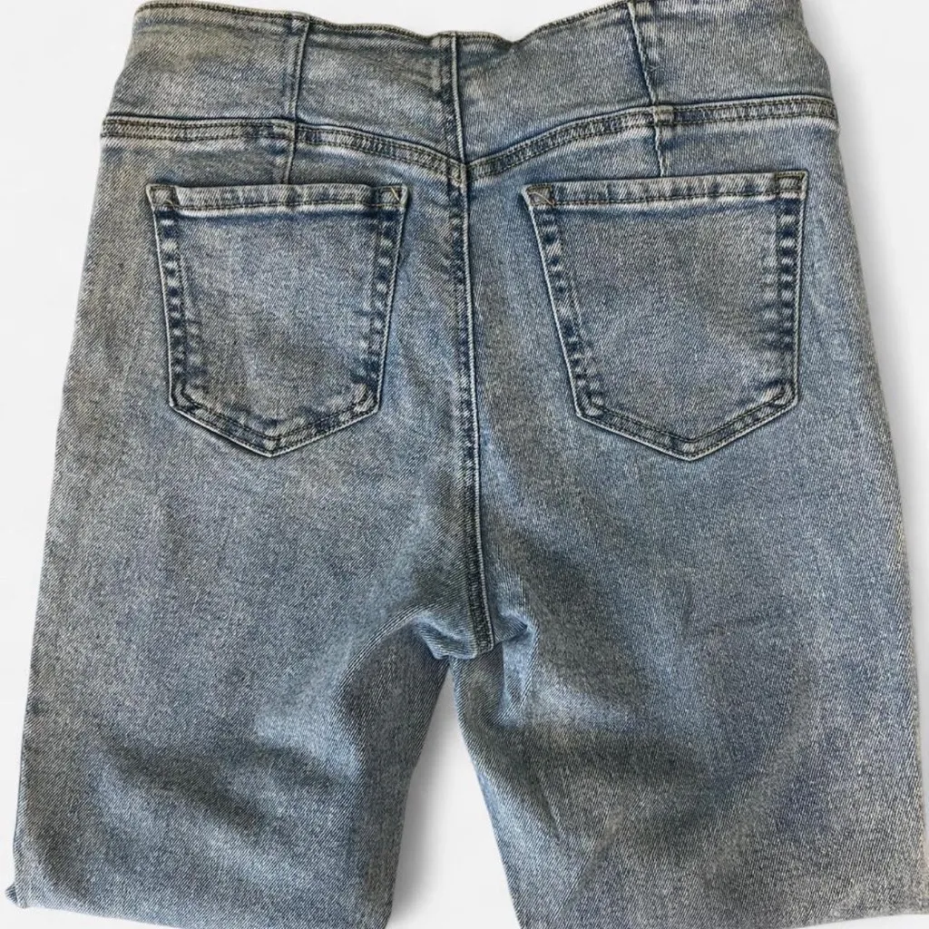 Women's High Rise Gray Jeans Blue Size 13 - Image 2