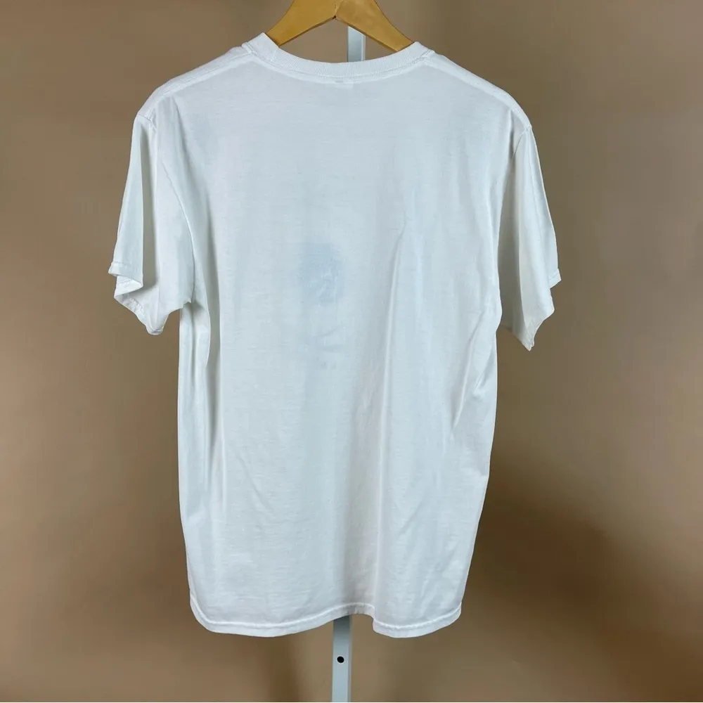 Port & Co Core Blend Size Medium Boise State Broncos Graphic Crewneck Tee Shirt White - Image 2