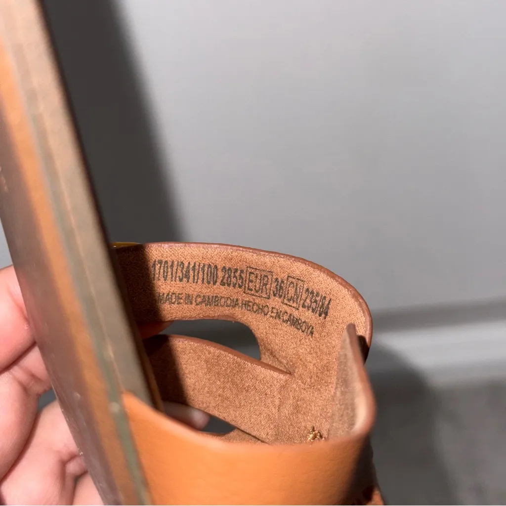 Pull and Bear Sandals Brown Size 36 EU women’s - Image 4