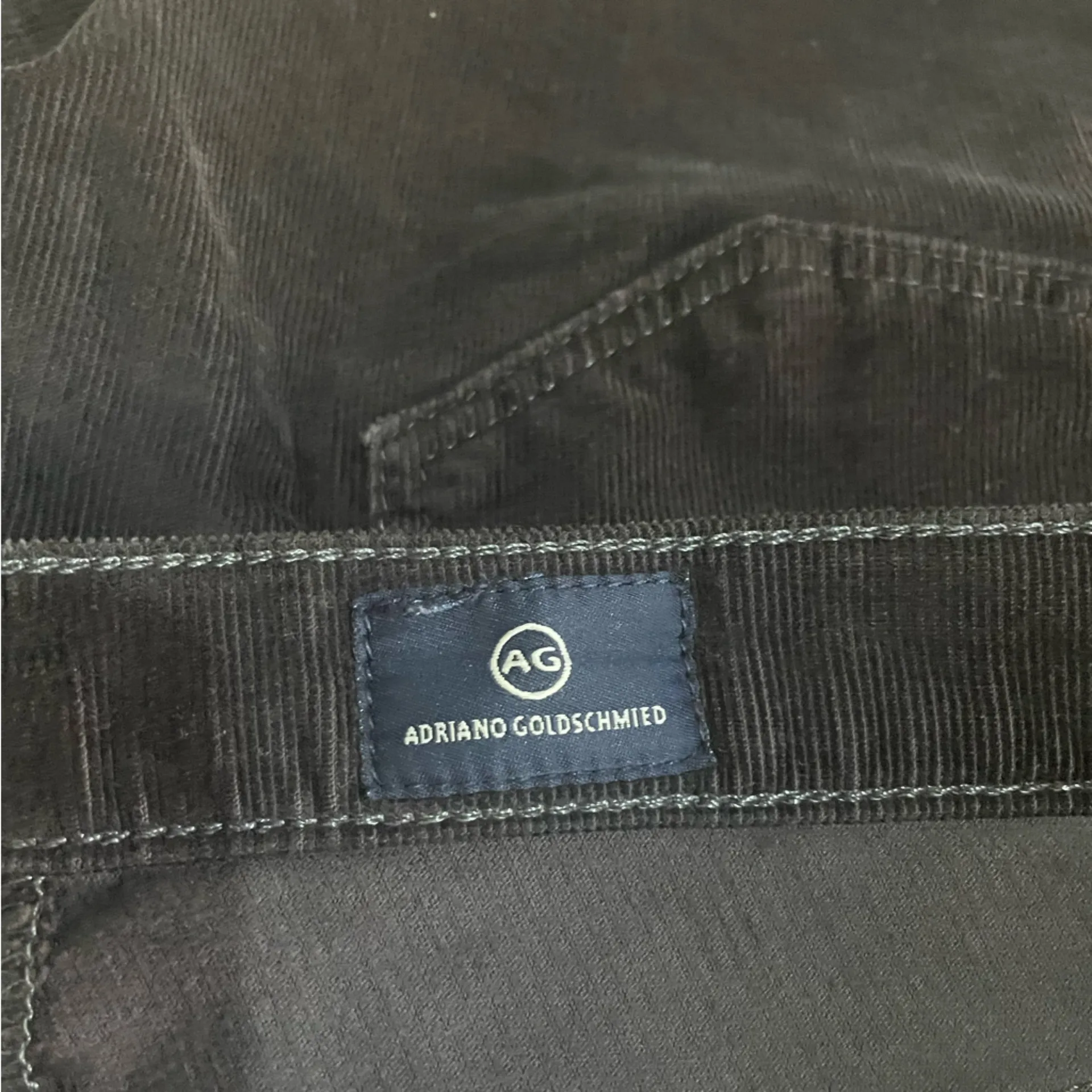 AG Adriano Goldschmied Stevie Ankle Slim Straight Corduroy Pants Size 29 - Image 4