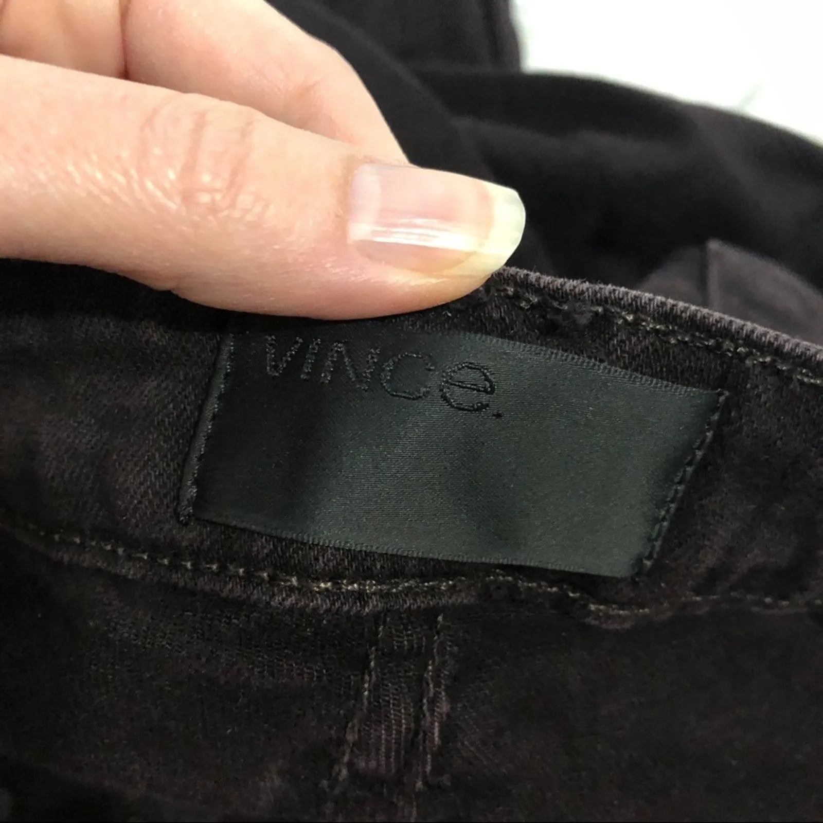 Vince Dylan Skinny Jeans Mulberry Wash Womens 24 High Rise Burgundy Ankle Denim - Image 3