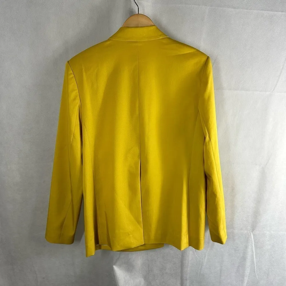 Derek Lam 10 Crosby Mustard Gerard Blazer Size 4 - Image 3