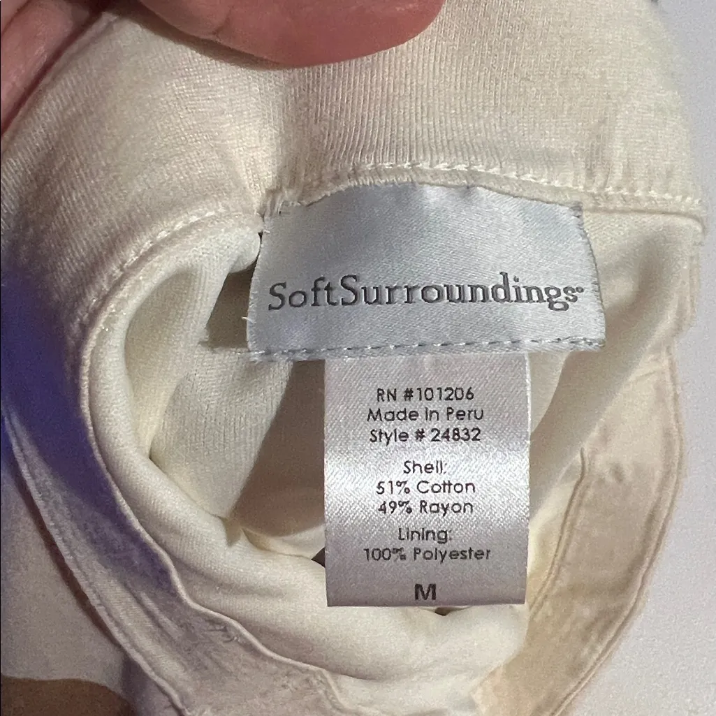 Soft Surrounding thick striped skirt size Medium - Image 9