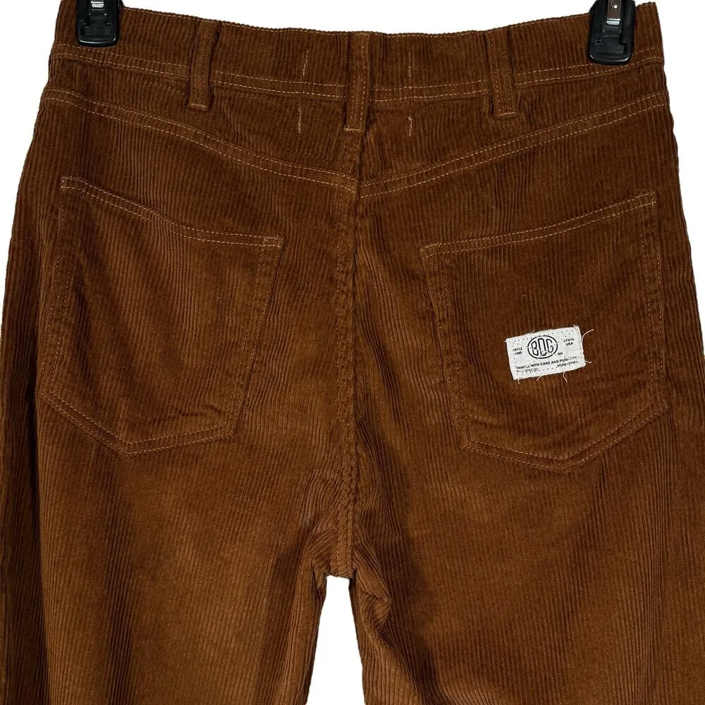 BDG Urban Outfitters SZ 29 Corduroy Pants Straight Leg Hi-Rise Zip-Fly Brown New - Image 5