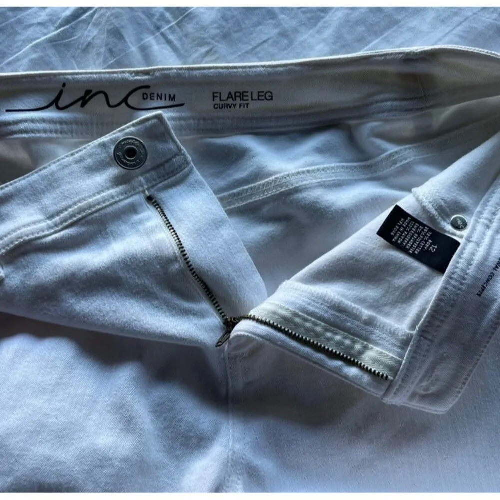 Vintage INC International Concepts Women's Embroidered Flare-leg Jeans Sz 12 - Image 11