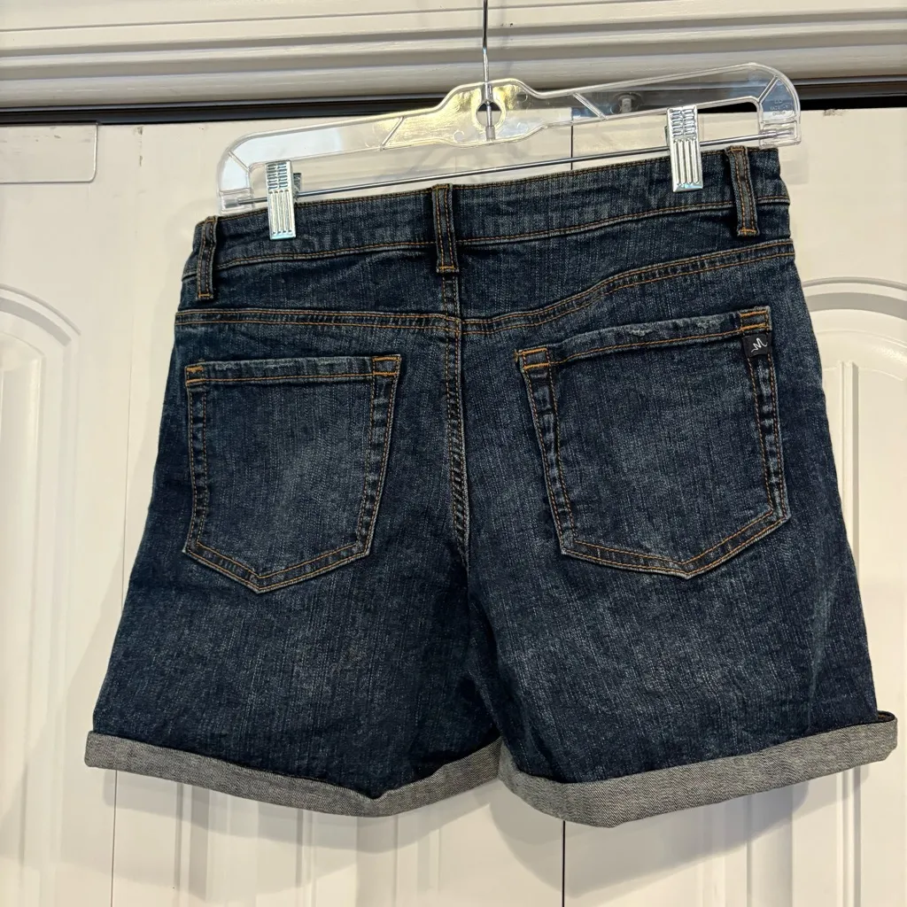 Maurice's  Mis Rise‎ Multi Button Jean Shorts Size 6 - Image 2