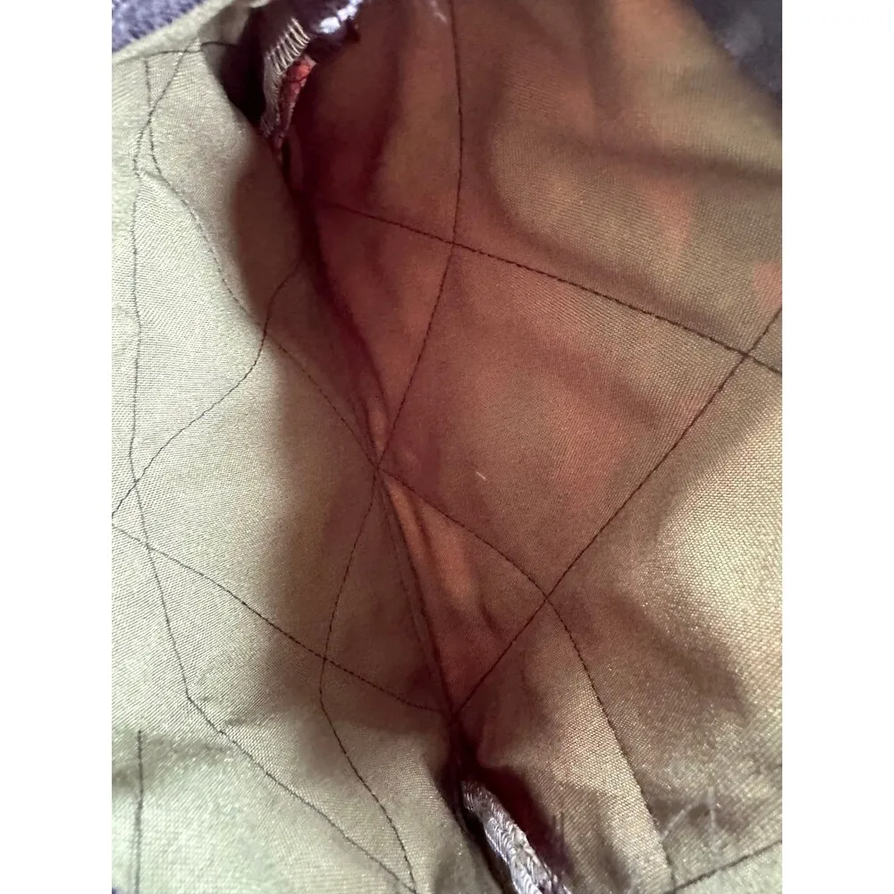 Handmade NWOT Hawaiian Aloha Polynesian Dual Zipper Cosmetic Wristlet Bag - Image 5