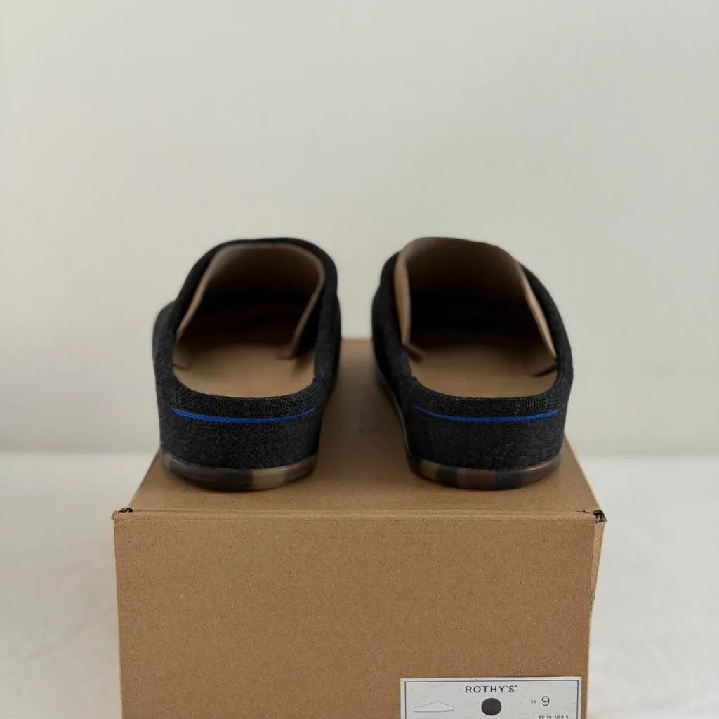 Rothy’s The Casual Clog in Soft Black, Size 9 - Image 6