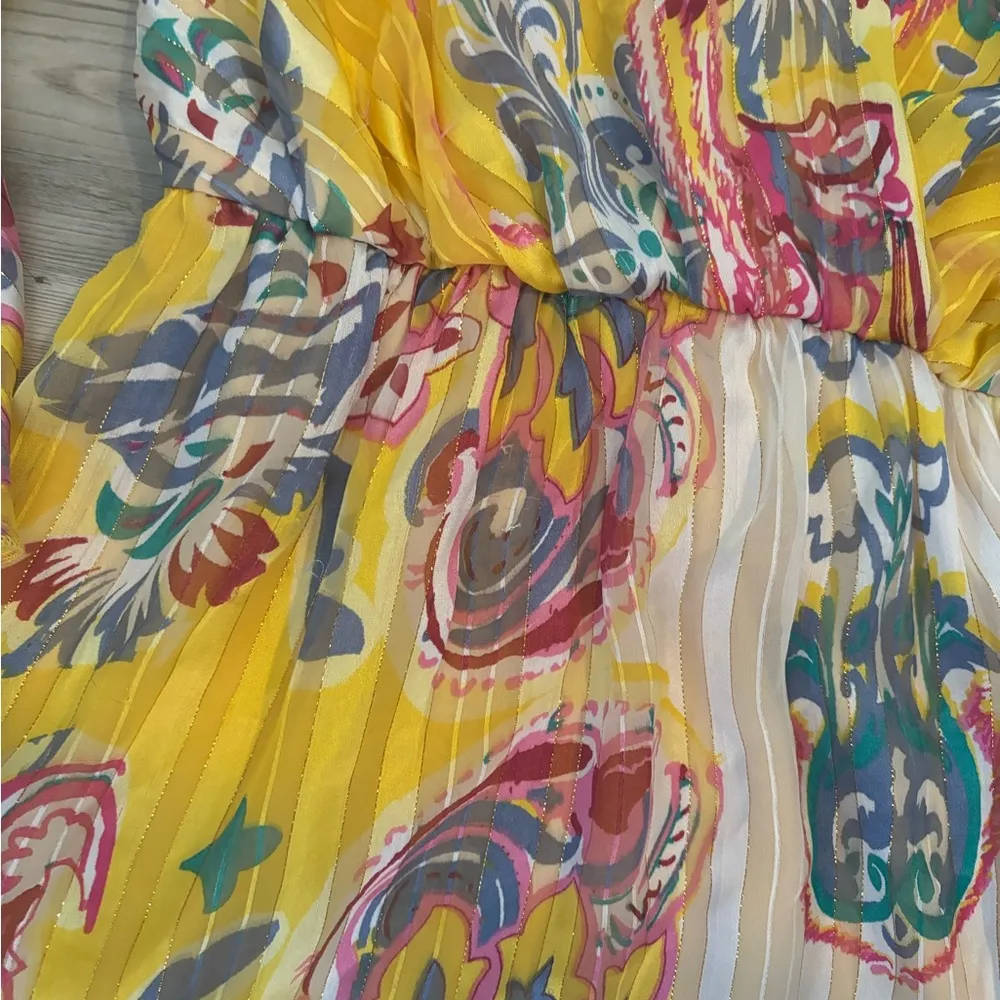 Boston Proper Surpice Paisley Blouston Dress Size XS NWOT - Image 5